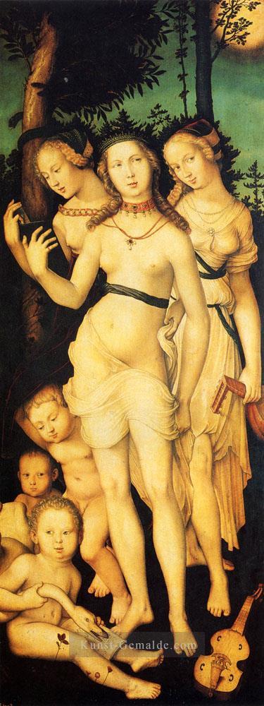 Harmonie der drei Grazien Renaissance Nacktheit Maler Hans Baldung Ölgemälde